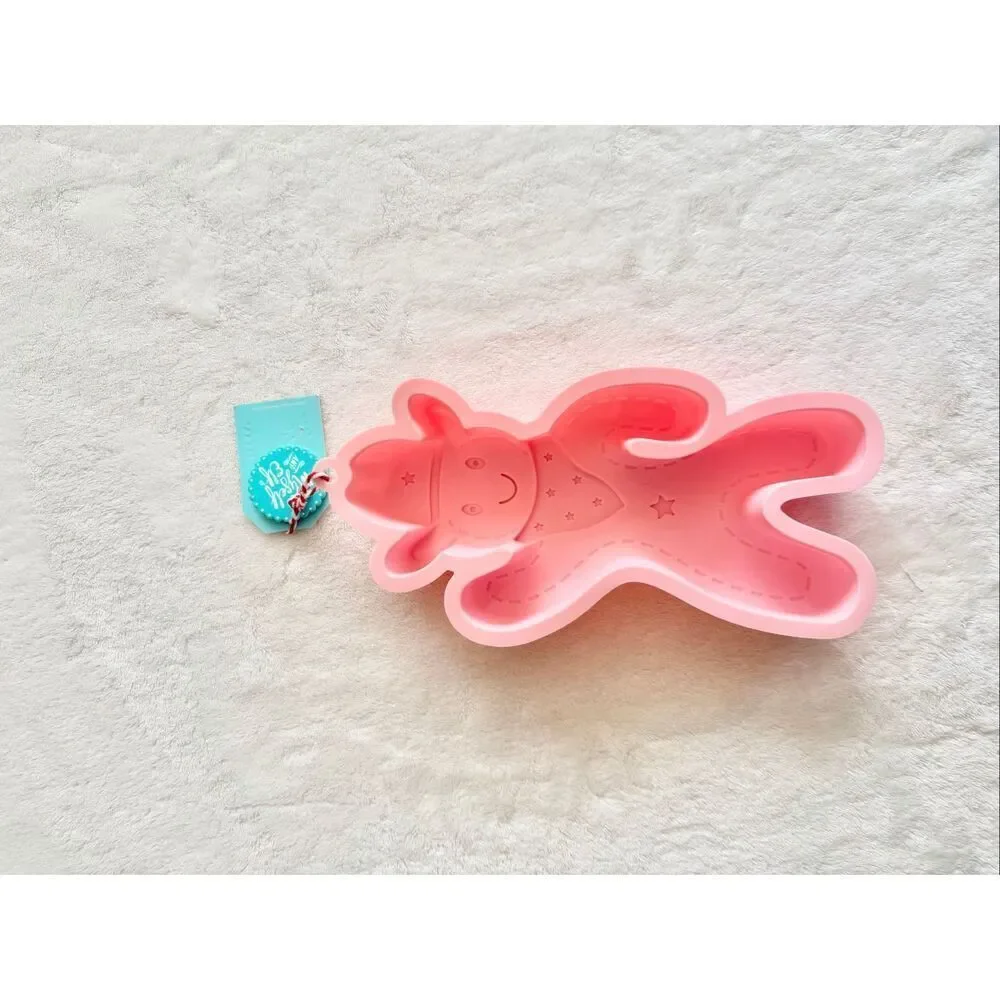 Pink Cowboy Silicone Mold | Cowgirl Cookie Mold Chocolate Candy Resin Soap Mold